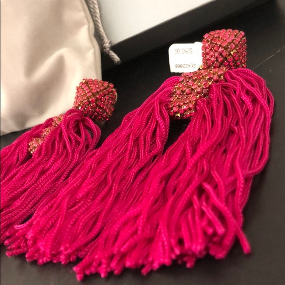 COPY - SACHIN & BABI CRYSTAL DUPIO DROP TASSEL EA… - Picture 4 of 12